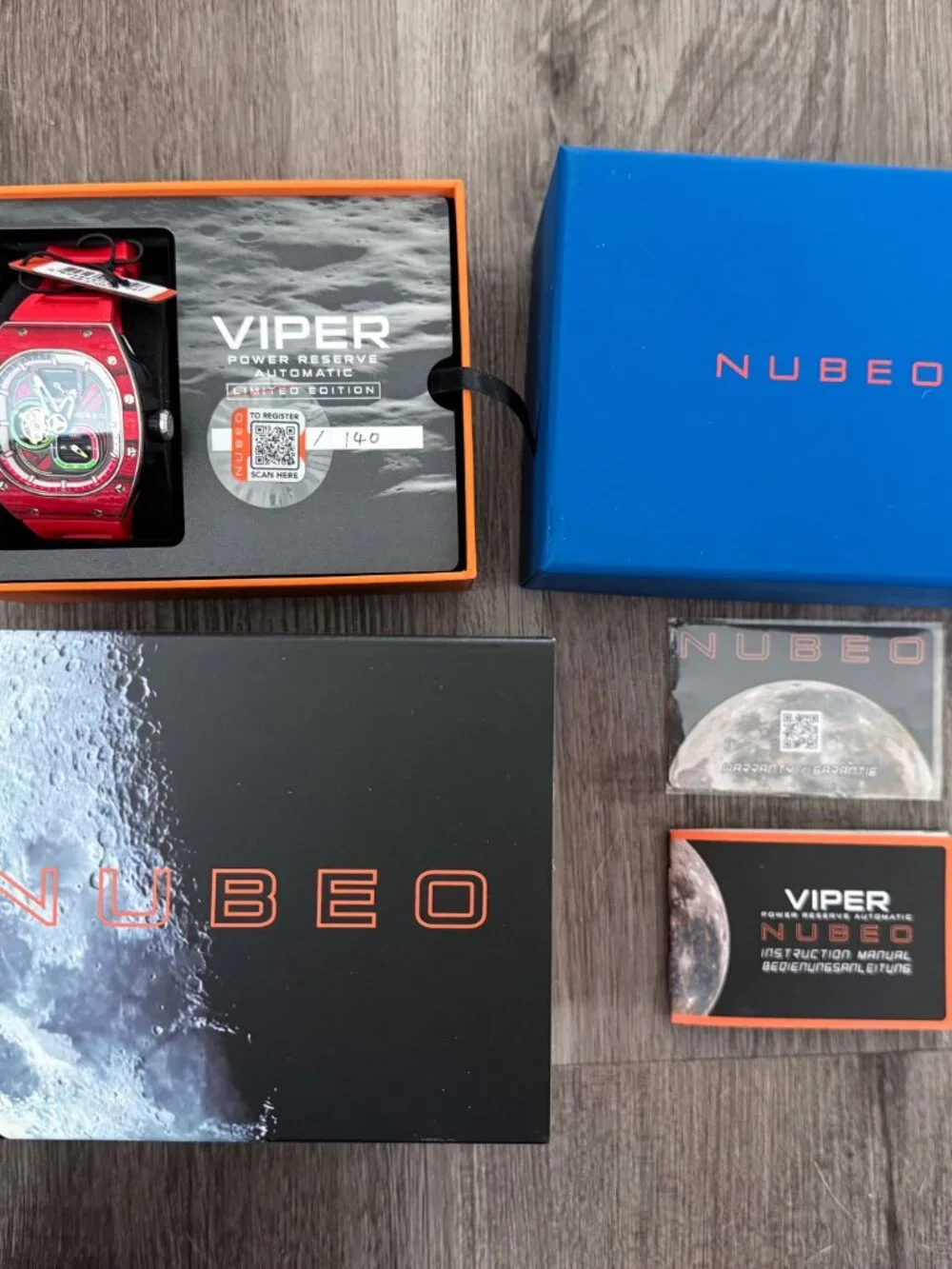 Nubeo Viper Power Reserve Automatic / Limited Edition 106 of 140